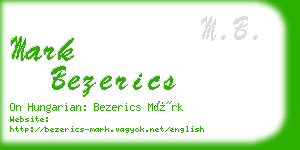 mark bezerics business card